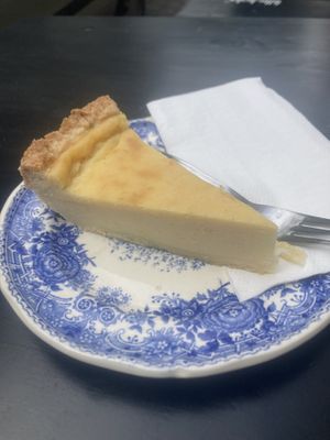 Vegan Cheesecake, fluffy and moist  at Kaffee Stark in Hamburg