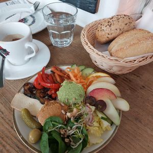 yummy! 💚 at Kaffee Stark in Hamburg