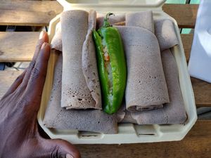 Stuffed pepper at Cafe Dareye in Oakland