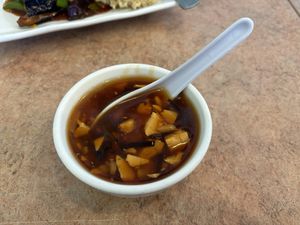 Hot & Sour soup  at Veggie Lee in Hayward