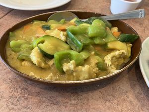 Chicken curry   at Veggie Lee in Hayward