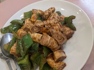Lemongrass Beancurd at Veggie Lee in Hayward