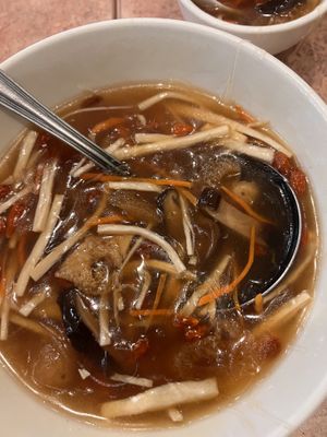 Shark fin - not my favoritee  at Veggie Lee in Hayward