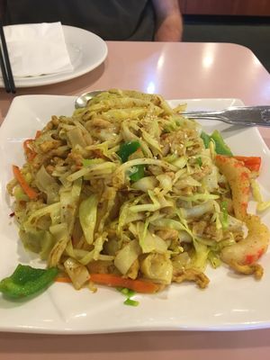 Singaporean rice noodles, was okay at Veggie Lee in Hayward