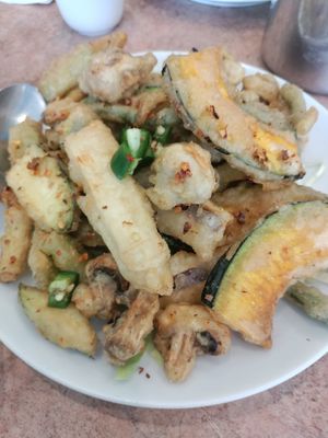 Tempura at Veggie Lee in Hayward
