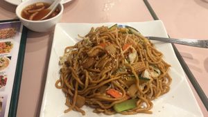 Veggie chow mein  at Veggie Lee in Hayward