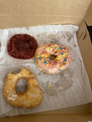 Vegan donuts! They have vegan donuts every Saturday 9am-5pm   at Buttermilk Bake Shop in Petersburg