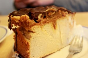 snickers cake at Vege Bistro - Polish Vegan Food in Warsaw