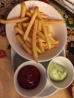 fries at Vege Bistro - Polish Vegan Food in Warsaw