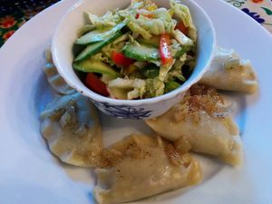 perogies at Vege Bistro - Polish Vegan Food in Warsaw