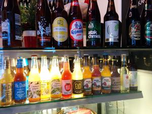 drink selection at Vege Bistro - Polish Vegan Food in Warsaw