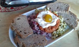 Tartar polaco at Vege Bistro - Polish Vegan Food in Warsaw
