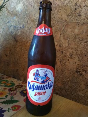 Regional beer at Vege Bistro - Polish Vegan Food in Warsaw