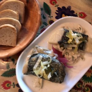 marinated “herring” starter at Vege Bistro - Polish Vegan Food in Warsaw