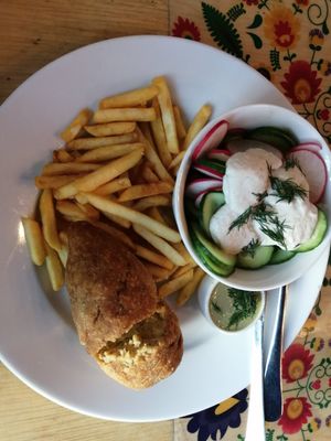 De volaille at Vege Bistro - Polish Vegan Food in Warsaw