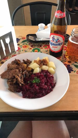 “Duck”  at Vege Bistro - Polish Vegan Food in Warsaw