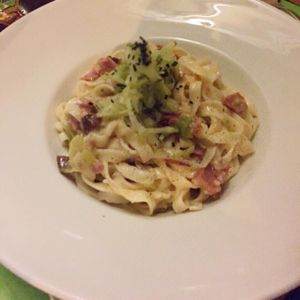 Amazing Carbonara at Nyama in Ljubljana