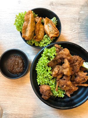 Fried Gyoza, Soy Nuggets  at Greendot 绿一点 - Westgate in West Singapore