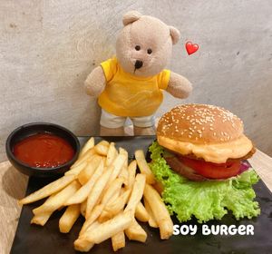 Soy Burger $10.90 at Greendot 绿一点 - Westgate in West Singapore