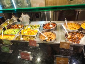 Dishes for bento set at Greendot 绿一点 - Westgate in West Singapore