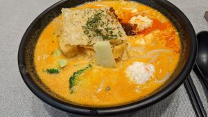 Signature laksa at Greendot 绿一点 - Westgate in West Singapore