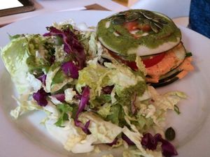 Lasanha de vegetais  at Pachamama in Lisbon