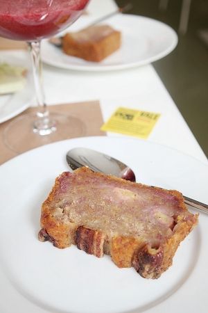 Banana cake, super deliciousssss at Pachamama in Lisbon