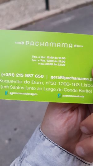 business hours  at Pachamama in Lisbon
