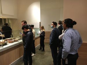 Assembly line at DIG - Midtown East in New York City