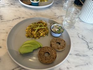 Scrambled Tofu  at Raw Co. Juicery and Food in Escazu