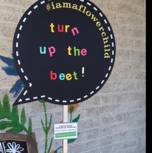 You're encouraged to leave a message here. at Flower Child in Scottsdale