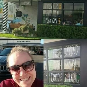 This place is adorable at Flower Child in Scottsdale