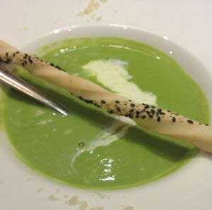 Split Pea Soup at Huā Kāi SùShí 花开素食 - Dongcheng in Beijing