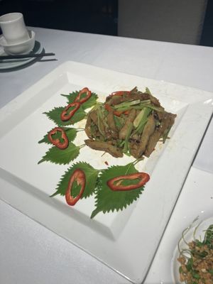 vegan duck   at Huā Kāi SùShí 花开素食 - Dongcheng in Beijing
