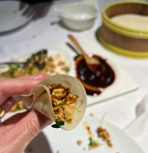 tofu wrap/pancake at Huā Kāi SùShí 花开素食 - Dongcheng in Beijing