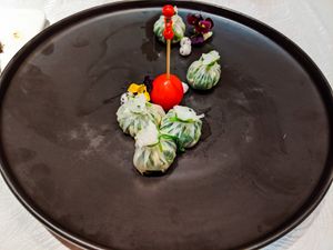 Nicely presented delicious vegan food at Huā Kāi SùShí 花开素食 - Dongcheng at Huā Kāi SùShí 花开素食 - Dongcheng in Beijing