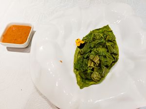 Nicely presented delicious vegan food at Huā Kāi SùShí 花开素食 - Dongcheng "Blossom" at Huā Kāi SùShí 花开素食 - Dongcheng in Beijing