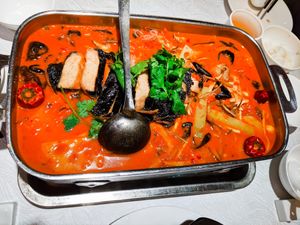 Very tasty vegan "fish" at Huā Kāi SùShí 花开素食 - Dongcheng "Blossom" at Huā Kāi SùShí 花开素食 - Dongcheng in Beijing