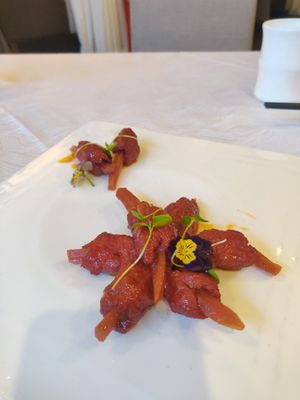 Sweet and sour "ribs" at Huā Kāi SùShí 花开素食 - Dongcheng in Beijing