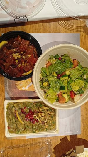 A full vegan meal 🔥🔥🔥🔥🔥 at Damasca One in Doha