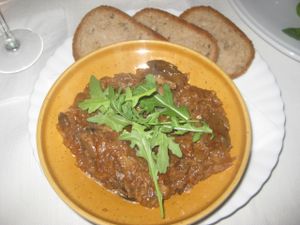 Bigos (vegan stew) at Cafe Mlynek in Krakow