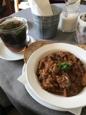 Bigos at Cafe Mlynek in Krakow