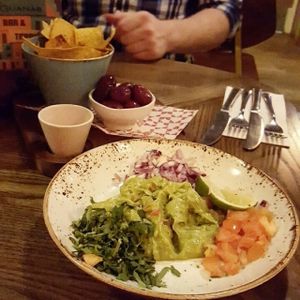 Holy Guacamole starter at Las Iguanas in Edinburgh