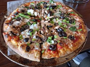 Pizza at Pizza Artista in Lafayette