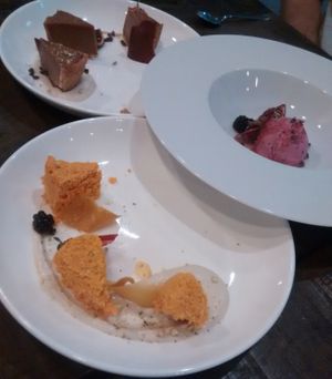 Desserts at Botanique in Madrid