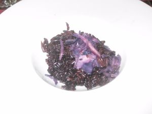 Smoked black rice at Botanique in Madrid