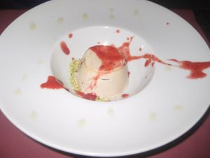 Panna cotta at Botanique in Madrid