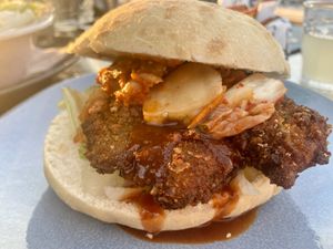 Korean burger  at Rebel Rebel in Dordrecht