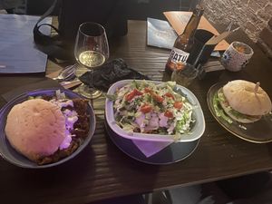 Broodje gyros, kapsalon en beyond meat burger  at Rebel Rebel in Dordrecht