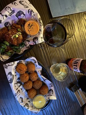 Chicken nuggets en bitterballen  at Rebel Rebel in Dordrecht